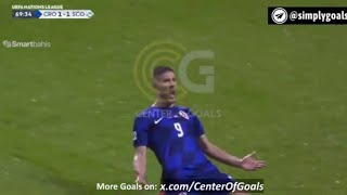 Andrej Kramaric Goal Croatia Vs Scotland 21 All Goals Analysis amp Extended Highlights Result [upl. by Aihsenot]