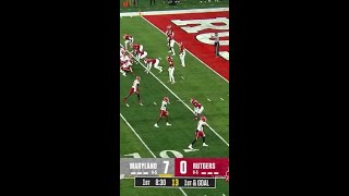 TD by Taulia Tagovailoa vs Rutgers  Maryland Football [upl. by Marguerie]