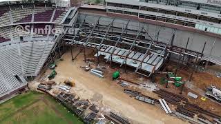 FSU stadium construction Doak Campbell Stadium football facility status June 2024 [upl. by Anigroeg]