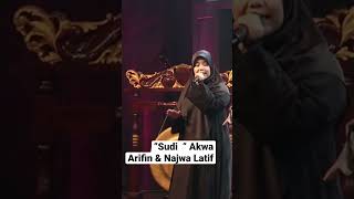 Akwa Arifin amp Najwa Latif “Sudi” 1st live performance najwalatif akwaarifin sudi [upl. by Romy]