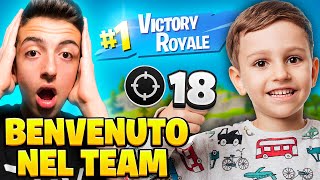 BRUGI HA SUPERATO IL PROVINO 😱 BENVENUTO NEL TEAM 🥳 FORTNITE ITA [upl. by Nerred424]