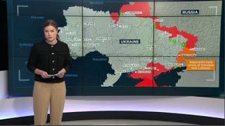 Карта военных действий на Украине от 30032022 [upl. by Slyke]