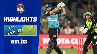 Adelaide Strikers v Sydney Thunder  BBL13 [upl. by Jarin]