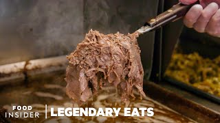 Johnnies Iconic Italian Beef Is A Delicious Mess Of Beef And Gravy  Legendary Eats  Insider Food [upl. by Ateekan]