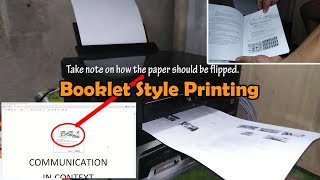 How to Properly Print Booklet Layout Using Adobe Reader [upl. by Dody910]