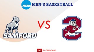 Samford Bulldogs VS South Carolina State Bulldogs  NCAA Mens Basketball Live Scoreboard [upl. by Atinor]