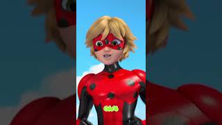 AS MELHORES PÉROLAS DE MISTER BUG E LADYNOIR 😂  MIRACULOUS 3ª TEMP  LADYBUG  Mundo Gloob Shorts [upl. by Marlin]