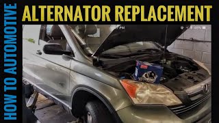 Replacing The Alternator On A 20072011 Honda CRV [upl. by Eniamert]