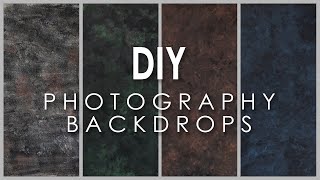 DIY  Handmade photography backdrops [upl. by Noyk679]