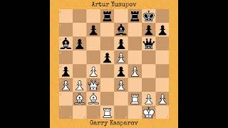 Garry Kasparov vs Artur Yusupov  URSch U20 1977 [upl. by Enirtak569]