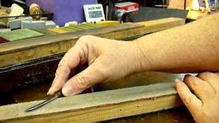 How to strop a wood carving knife [upl. by Ailed]