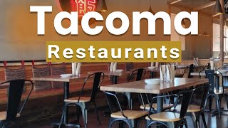 Top 10 Best Restaurants to Visit in Tacoma Washington State  USA  English [upl. by Ahsikahs641]