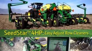 Easy Adjust Row Cleaners  John Deere SeedStar™ 4HP Planter [upl. by Attenyl]