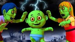 Zombie Finger Family  Halloween Rhymes for Children by Hoopla Halloween [upl. by Rubina]