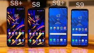 Galaxy S9 amp S9 Plus VS Galaxy S8 amp S8 Plus  Full Comparison [upl. by Kcyrred]