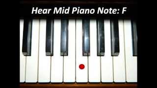 Hear Piano Note  Mid F [upl. by Haroldson86]