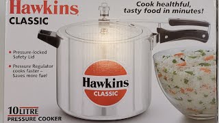 Hawkins Classic 10 litre Pressure cooker Unboxing [upl. by Wershba]