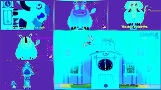 Hickory Dickory DockRandom Blue Special Effect And With Dots And Each Video Have Special Animals [upl. by Nolyaj]