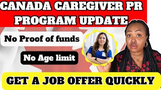 CANADA CAREGIVER PILOT PROGRAM 2024 UPDATE  GET A JOB OFFER [upl. by Priest]