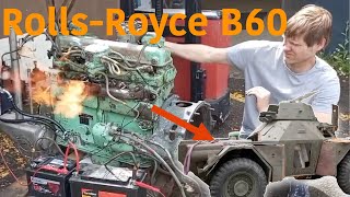 Restauration Moteur RollsRoyce B60 Daimler Ferret 🪖 [upl. by Hnaht]