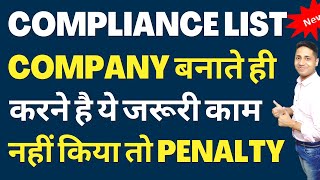 ROC Compliance for Private Limited Company Annual Compliance for Pvt Ltd Company after registration [upl. by Barbie]