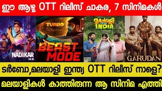 New Malayalam Movie Malayalee IndiaTurbo OTT Release Tommorrow  This Week OTT Releases Agent OTT [upl. by Maffei]