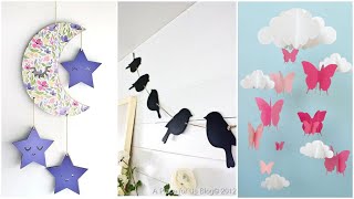 3 DIY  Kids room decor ideas  Room decor paper crafts projects  Children room decoration [upl. by Carling221]