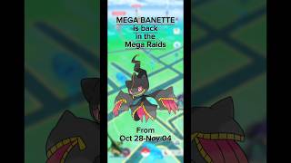 Top Counters for MEGA BANETTE  Pokémon Go  pokemon raid mega banette pokemongo [upl. by Inah691]