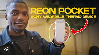 Reon Pocket Sony Wearable Thermo Device First Look [upl. by Arod]