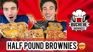 New BuckeyeBrownies Limited Edition April Pack Review brownies mukbang dessert eatingasmr [upl. by Deming]