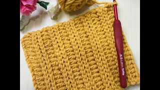 Punto Doble Elástico en Crochet El Truco Que Cambiará Tus Proyectos  Tutorial Completo 🧶 [upl. by Kirsteni]