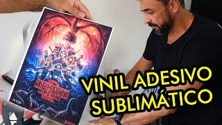 VINIL ADESIVO COMO SUBLIMAR [upl. by Apoor]