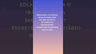 Zoladex um dos remédio utilizado para Endometriose [upl. by Goulder]