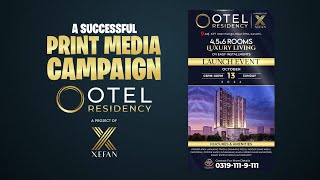 Print Media Campaign Otel Residency a project of Xefan  by AdPulse [upl. by Bobbye40]