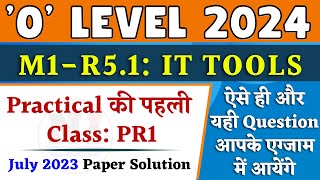 O Level Practical M1R51  O Level Practical Paper Solution 2024  pr1 practical o level [upl. by Thaddaus]