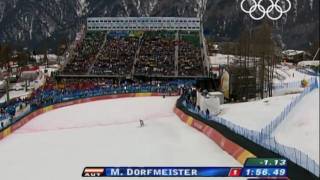 Dorfmeister  Alpine Skiing  Womens Downhill  Turin 2006 Olympic Games [upl. by Aleekahs]