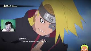 Deidara VS Gaara narutoxborutoultimateninjastormconnections  GAMEPLAY [upl. by Hazard]