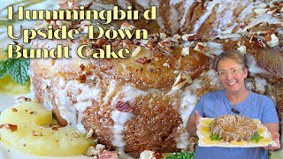 YIKES I made a BIG MISTAKE making Bettys HUMMINGBIRD UPSIDE DOWN BUNDT CAKE [upl. by Sivrep]