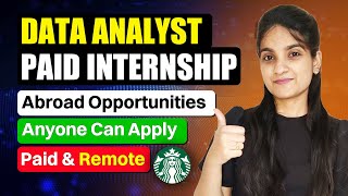 7 Data Analyst Paid Internship for Freshers  Remote amp Paid Internships  Top VarSity [upl. by Eirek]