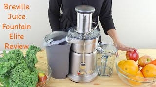 Breville 800JEXL Juice Fountain Elite Review [upl. by Beilul]