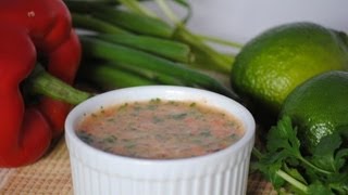 COLOMBIAN AJÍ PICANTE  How To Make Colombian Hot Sauce  SyS [upl. by Alecia]