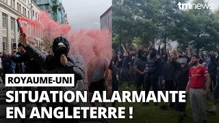 La situation saggrave en Angleterre  Des émeutes communautaires éclatent dans tout le pays [upl. by Dever33]