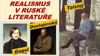 REALISMUS V RUSKÉ LITERATUŘE  Gogol Turgeněv Dostojevskij Tolstoj Čechov Gončarov [upl. by Aled529]