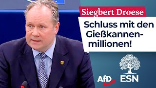 Schluss mit den Gießkannenmillionen – Siegbert Droese AfD [upl. by Naehgem]