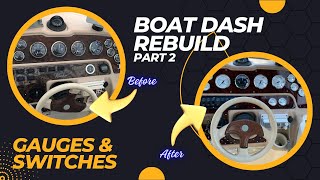 Replacing Boat Dash Gauges amp Switches Part 2 Fixitwarrior [upl. by Essirehs]