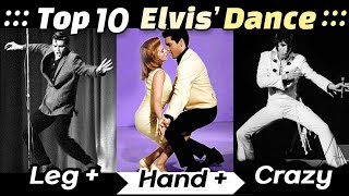 Top10 Elvis Presley 🕺🏻 His Best Dance 😱 4K Colorized🌈 VOL 15 [upl. by Nnylamme]