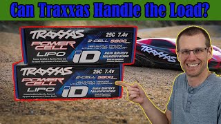 Can a Traxxas 25C LiPo handle a 17C Load Ultimate 2S 5800mAh Performance Test [upl. by Hoxsie704]