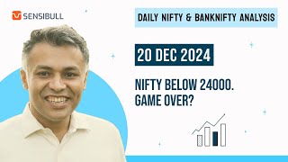 NIFTY amp BANK NIFTY Analysis for Tomorrow  Stock Market Outlook  20 December 2024 Friday [upl. by Merriott483]