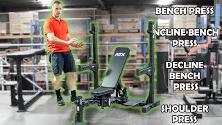 SAMS REVIEW ATX® Adjustable Bench Press  ATXOBM650II [upl. by Ennirok124]