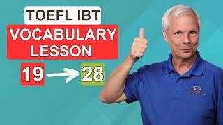 TOEFL Vocabulary Practice Test to Score 30 on Reading Section toefl [upl. by Collete322]